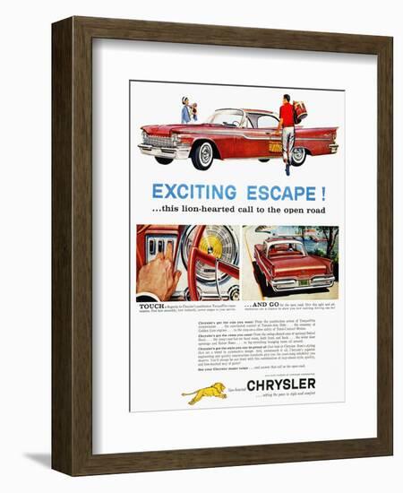 Chrysler Ad, 1959-null-Framed Giclee Print