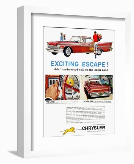 Chrysler Ad, 1959-null-Framed Giclee Print