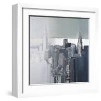 Chrysler and Empire State Buildings-Joan Farré-Framed Giclee Print