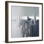 Chrysler and Empire State Buildings-Joan Farré-Framed Giclee Print