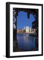 Chrysler and Un Buildings and Midtown Manhattan Skyline from Queens, New York City, New York, USA-Jon Arnold-Framed Photographic Print