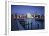 Chrysler and Un Buildings and Midtown Manhattan Skyline from Queens, New York City, New York, USA-Jon Arnold-Framed Photographic Print