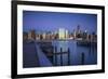 Chrysler and Un Buildings and Midtown Manhattan Skyline from Queens, New York City, New York, USA-Jon Arnold-Framed Photographic Print