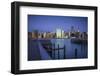 Chrysler and Un Buildings and Midtown Manhattan Skyline from Queens, New York City, New York, USA-Jon Arnold-Framed Photographic Print