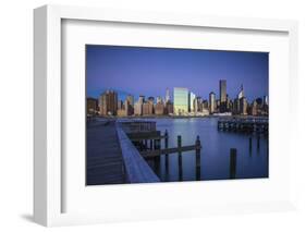 Chrysler and Un Buildings and Midtown Manhattan Skyline from Queens, New York City, New York, USA-Jon Arnold-Framed Photographic Print