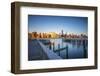 Chrysler and Un Buildings and Midtown Manhattan Skyline from Queens, New York City, New York, USA-Jon Arnold-Framed Photographic Print