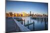 Chrysler and Un Buildings and Midtown Manhattan Skyline from Queens, New York City, New York, USA-Jon Arnold-Mounted Photographic Print