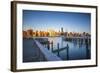 Chrysler and Un Buildings and Midtown Manhattan Skyline from Queens, New York City, New York, USA-Jon Arnold-Framed Photographic Print