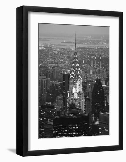 Chrysler at Night-Christopher Bliss-Framed Giclee Print