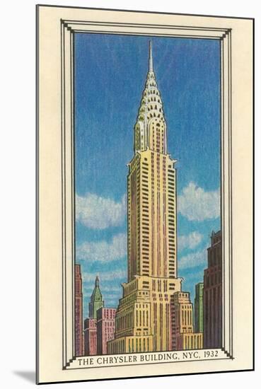 Chrysler Building, 1932, New York City-null-Mounted Art Print