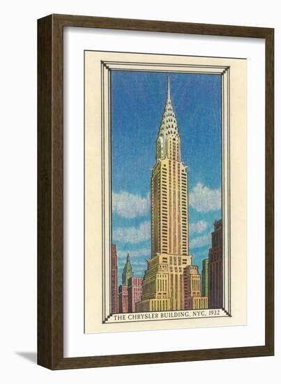 Chrysler Building, 1932, New York City-null-Framed Art Print