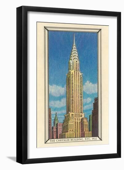 Chrysler Building, 1932, New York City-null-Framed Art Print