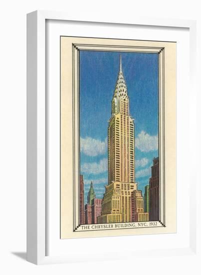 Chrysler Building, 1932, New York City-null-Framed Art Print