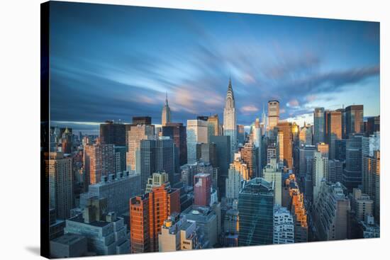 Chrysler Building and Empire State Building, Midtown Manhattan, New York City, New York, USA-Jon Arnold-Stretched Canvas