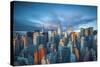 Chrysler Building and Empire State Building, Midtown Manhattan, New York City, New York, USA-Jon Arnold-Stretched Canvas