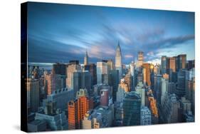 Chrysler Building and Empire State Building, Midtown Manhattan, New York City, New York, USA-Jon Arnold-Stretched Canvas