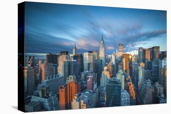 Chrysler Building and Empire State Building, Midtown Manhattan, New York City, New York, USA-Jon Arnold-Stretched Canvas