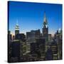 Chrysler Building and Empire State Building, Midtown Manhattan, New York City, New York, USA-Jon Arnold-Stretched Canvas