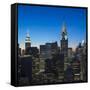 Chrysler Building and Empire State Building, Midtown Manhattan, New York City, New York, USA-Jon Arnold-Framed Stretched Canvas