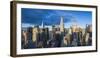 Chrysler Building and Empire State Building, Midtown Manhattan, New York City, New York, USA-Jon Arnold-Framed Photographic Print