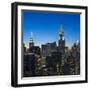 Chrysler Building and Empire State Building, Midtown Manhattan, New York City, New York, USA-Jon Arnold-Framed Photographic Print