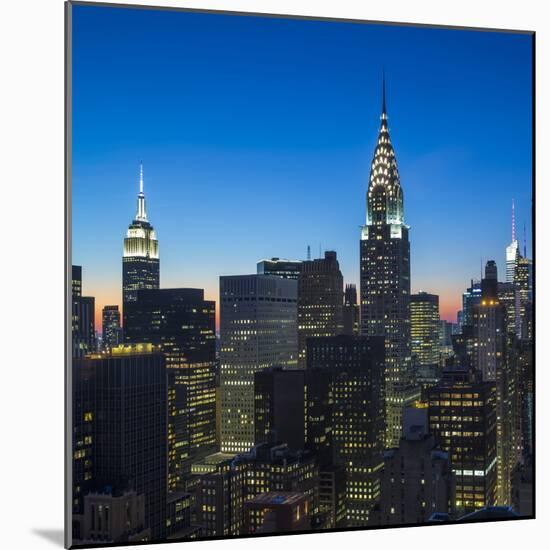 Chrysler Building and Empire State Building, Midtown Manhattan, New York City, New York, USA-Jon Arnold-Mounted Photographic Print