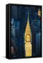 Chrysler Building and Lexington Avenue, Manhattan, New York City, New York, USA-Jon Arnold-Framed Stretched Canvas