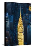 Chrysler Building and Lexington Avenue, Manhattan, New York City, New York, USA-Jon Arnold-Stretched Canvas