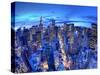 Chrysler Building and Midtown Manhattan Skyline, New York City, USA-Jon Arnold-Stretched Canvas