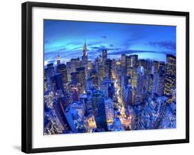 Chrysler Building and Midtown Manhattan Skyline, New York City, USA-Jon Arnold-Framed Premium Photographic Print