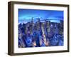 Chrysler Building and Midtown Manhattan Skyline, New York City, USA-Jon Arnold-Framed Photographic Print