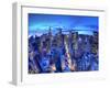 Chrysler Building and Midtown Manhattan Skyline, New York City, USA-Jon Arnold-Framed Photographic Print