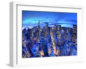 Chrysler Building and Midtown Manhattan Skyline, New York City, USA-Jon Arnold-Framed Photographic Print