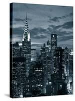 Chrysler Building and Midtown Manhattan Skyline, New York City, USA-Jon Arnold-Stretched Canvas