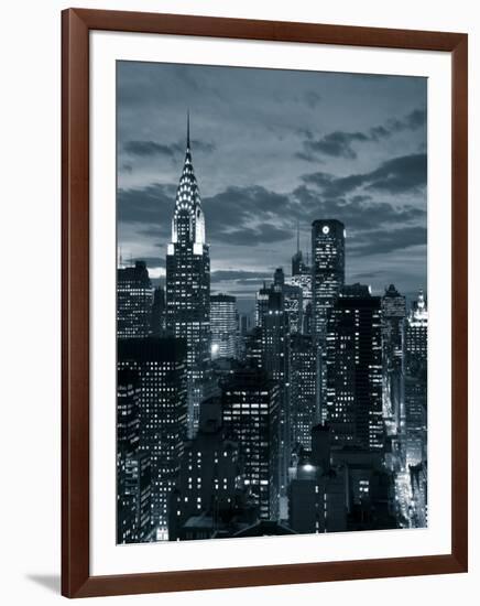 Chrysler Building and Midtown Manhattan Skyline, New York City, USA-Jon Arnold-Framed Photographic Print