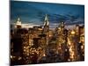 Chrysler Building and Midtown Manhattan Skyline, New York City, USA-Jon Arnold-Mounted Photographic Print