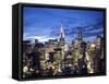 Chrysler Building and Midtown Manhattan Skyline, New York City, USA-Jon Arnold-Framed Stretched Canvas