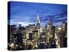 Chrysler Building and Midtown Manhattan Skyline, New York City, USA-Jon Arnold-Stretched Canvas