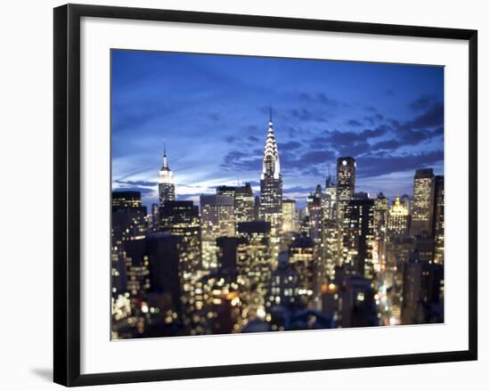 Chrysler Building and Midtown Manhattan Skyline, New York City, USA-Jon Arnold-Framed Photographic Print