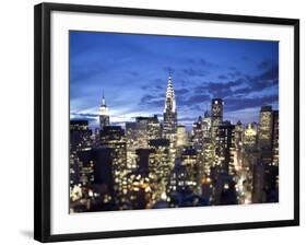 Chrysler Building and Midtown Manhattan Skyline, New York City, USA-Jon Arnold-Framed Photographic Print