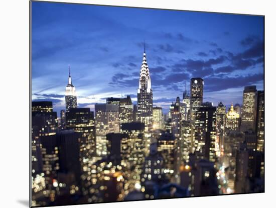 Chrysler Building and Midtown Manhattan Skyline, New York City, USA-Jon Arnold-Mounted Photographic Print