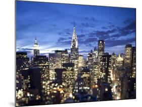 Chrysler Building and Midtown Manhattan Skyline, New York City, USA-Jon Arnold-Mounted Photographic Print