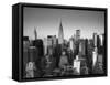 Chrysler Building and Midtown Manhattan Skyline, New York City, USA-Jon Arnold-Framed Stretched Canvas