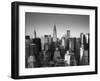 Chrysler Building and Midtown Manhattan Skyline, New York City, USA-Jon Arnold-Framed Photographic Print