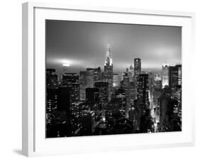 Chrysler Building and Midtown Manhattan Skyline, New York City, USA-Jon Arnold-Framed Photographic Print