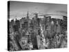 Chrysler Building and Midtown Manhattan Skyline, New York City, USA-Jon Arnold-Stretched Canvas