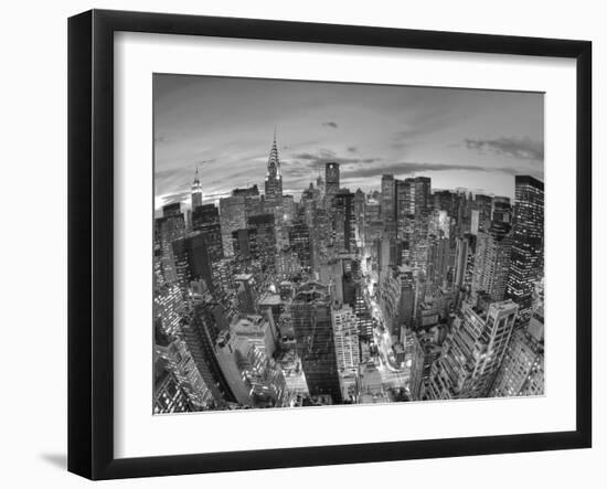 Chrysler Building and Midtown Manhattan Skyline, New York City, USA-Jon Arnold-Framed Photographic Print