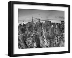 Chrysler Building and Midtown Manhattan Skyline, New York City, USA-Jon Arnold-Framed Photographic Print