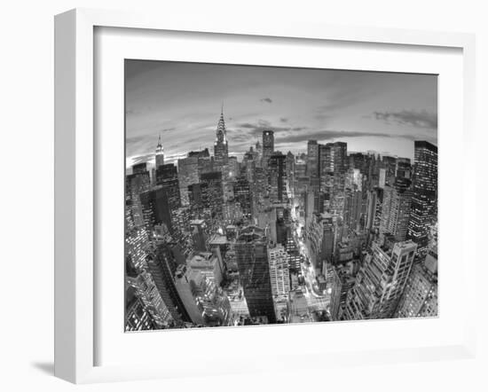 Chrysler Building and Midtown Manhattan Skyline, New York City, USA-Jon Arnold-Framed Photographic Print