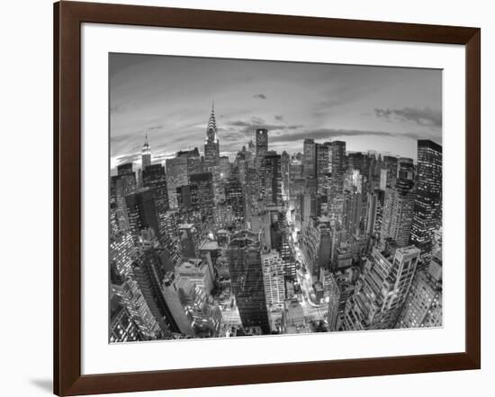 Chrysler Building and Midtown Manhattan Skyline, New York City, USA-Jon Arnold-Framed Photographic Print